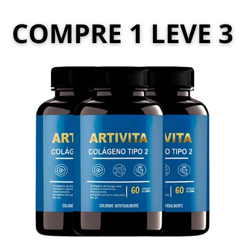 Artivita 60 Cápsulas - Compre 1 Leve 3 + Frete Grátis