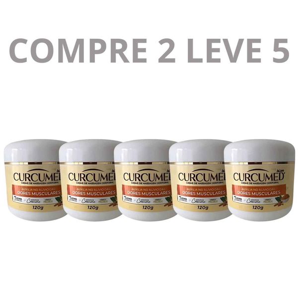 Curcumed 120g - Alívio Natural das Suas Dores - Compre 1 Leve 3 + Frete Grátis