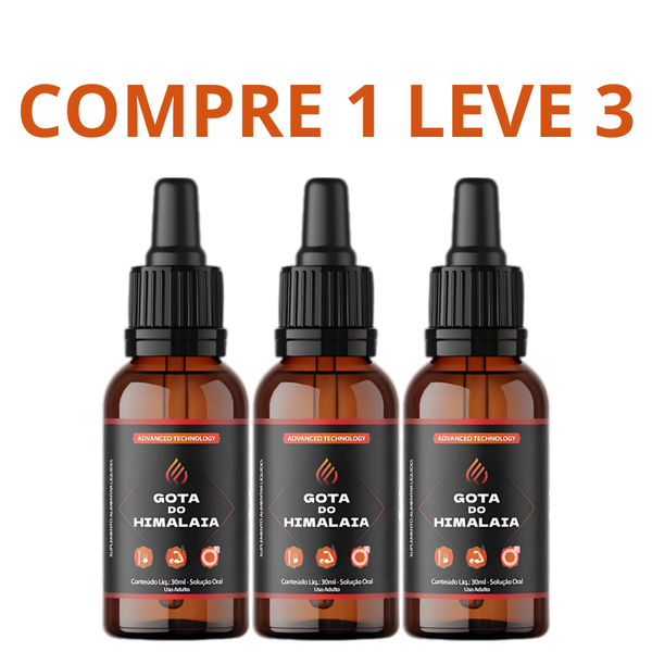 Gota do Himalaia - Equilíbrio e Bem-Estar Natural - Compre 1 Leve 3 + Frete Grátis