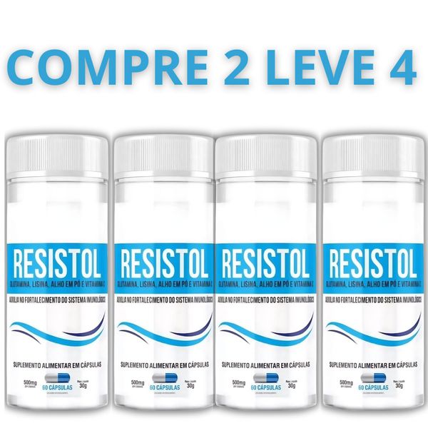 Resistol Original 60 Cápsulas - Aumente Sua Imunidade Contra Herpes + Frete Grátis