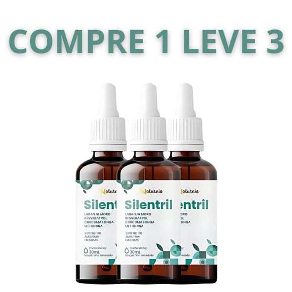 Silentril Original 30ml - Compre 1 Leve 3 + Frete Grátis